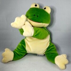 Ty Beanie Pillow Pal Collection Ribbit- The Large Green Frog 1996 Vintage